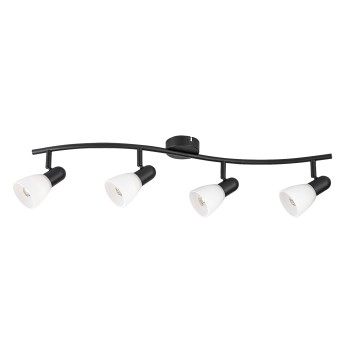 Plafoniera Soma negru Rabalux 73094, 4xE14