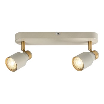 Plafoniera Nezori alb os/ auriu Rabalux 73096, 2xGU10