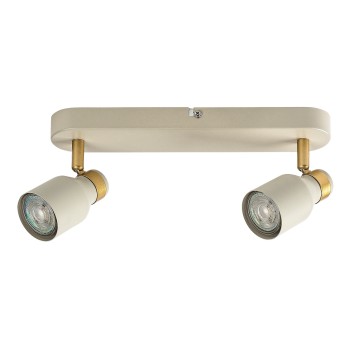 Plafoniera Nezori alb os/ auriu Rabalux 73096, 2xGU10