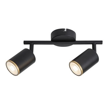 Plafoniera Nolie negru mat Rabalux 73108, 2xGU10
