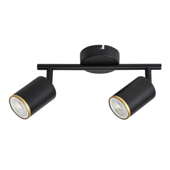 Plafoniera Nolie negru mat Rabalux 73108, 2xGU10