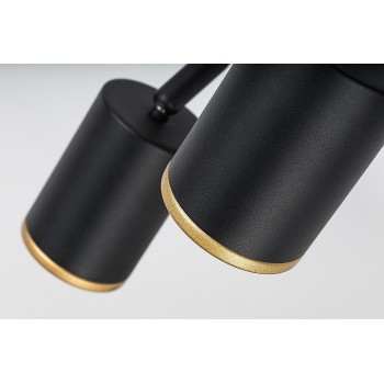 Plafoniera Nolie negru mat Rabalux 73108, 2xGU10