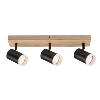 Plafoniera Toras stejar Rabalux 73123, 3xGU10