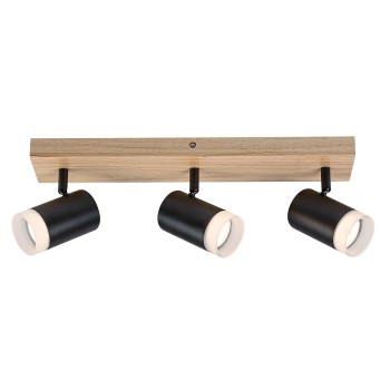 Plafoniera Toras stejar Rabalux 73123, 3xGU10