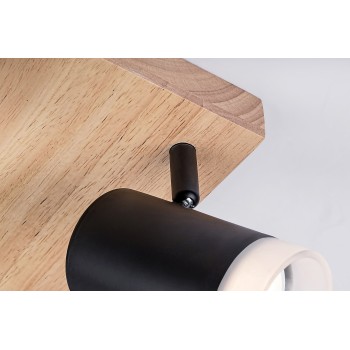 Plafoniera Toras stejar Rabalux 73124, 4xGU10