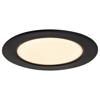 Spot LED incastrat Shaun2 negru Rabalux 71225, 6W, 3000K