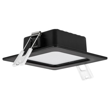 Spot LED incastrat Shaun2 negru Rabalux 71228, 3W, 3000K