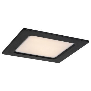 Spot LED incastrat Shaun2 negru Rabalux 71229, 6W, 3000K