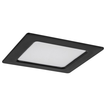 Spot LED incastrat Shaun2 negru Rabalux 71229, 6W, 3000K