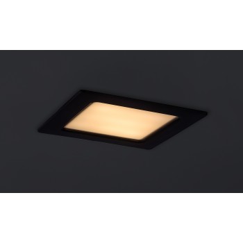 Spot LED incastrat Shaun2 negru Rabalux 71229, 6W, 3000K