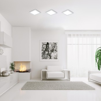 Spot LED incastrat Shaun2 alb Rabalux 71236, 3W, 4000K