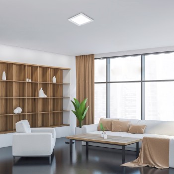 Spot LED incastrat Shaun2 alb Rabalux 71239, 18W, 4000K