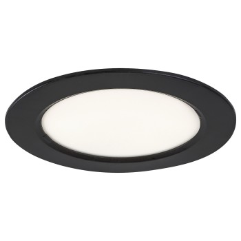 Spot LED incastrat Shaun2 negru Rabalux 71241, 6W, 4000K