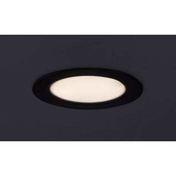 Spot LED incastrat Shaun2 negru Rabalux 71241, 6W, 4000K