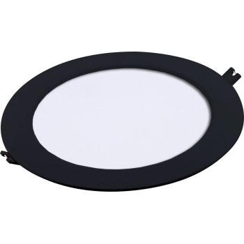 Spot LED incastrat Shaun2 negru Rabalux 71243, 18W, 4000K
