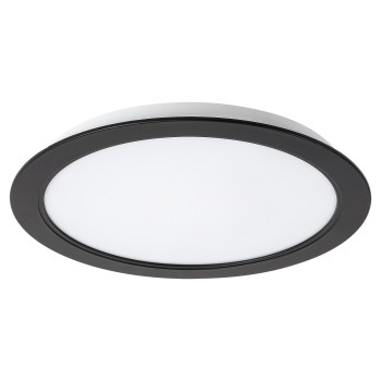 Spot LED incastrat Shaun2 negru Rabalux 71243, 18W, 4000K