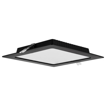 Spot LED incastrat Shaun2 negru Rabalux 71265, 18W, 4000K