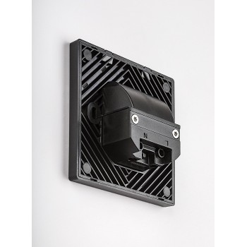 Spot LED incastrat Lunca negru Rabalux 77195, 1W, 3000-4000K