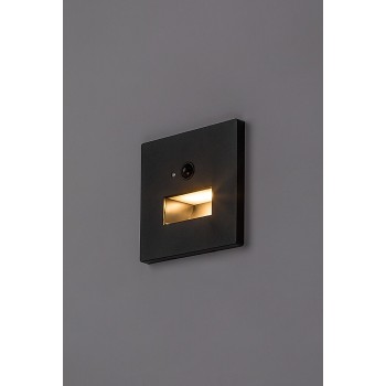 Spot LED incastrat Lunca negru Rabalux 77197, 1W, 3000-4000K