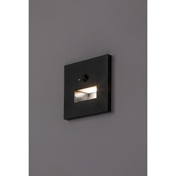 Spot LED incastrat Lunca negru Rabalux 77197, 1W, 3000-4000K