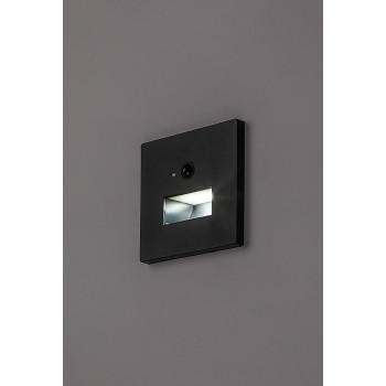 Spot LED incastrat Lunca negru Rabalux 77197, 1W, 3000-4000K