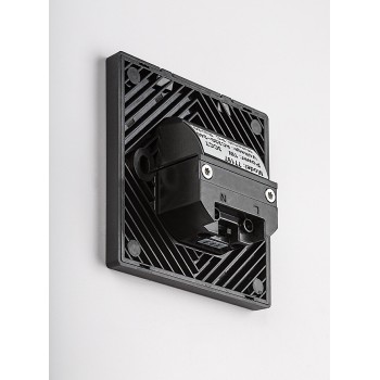Spot LED incastrat Lunca negru Rabalux 77197, 1W, 3000-4000K