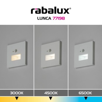 Spot LED incastrat Lunca alb Rabalux 77198, 1W