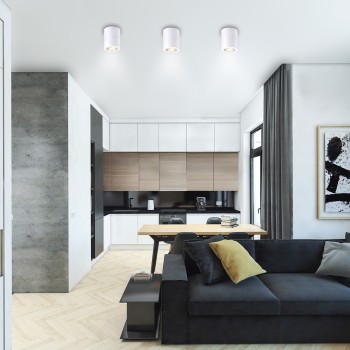 Spot aplicat Kobald alb mat Rabalux 2056, 1xE27