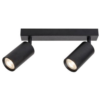 Spot aplicat Solo negru Rabalux 2085, 2xGU10
