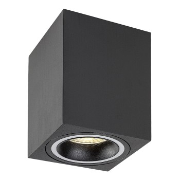 Spot aplicat Kobald negru Rabalux 71163, 1xGU10
