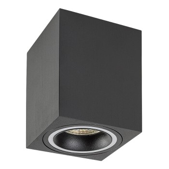 Spot aplicat Kobald negru Rabalux 71163, 1xGU10