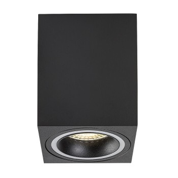 Spot aplicat Kobald negru Rabalux 71163, 1xGU10