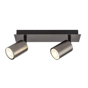Spot aplicat Gerhard gri arma Rabalux 73072, 2xGU10