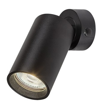 Spot aplicat Yorli negru Rabalux 73081, 1xGU10