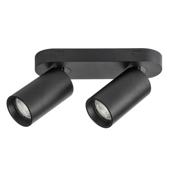 Spot aplicat Yorli negru Rabalux 73082, 2xGU10