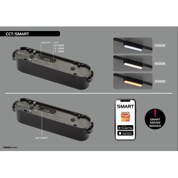 Spot pe sina LiTrack Line06V negru Rabalux 70123, 7W