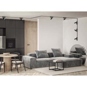 Sina spoturi LiTrack Rail negru Rabalux 70200