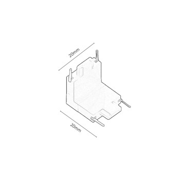 Accesoriu sina LiTrack Connect+ negru Rabalux 70203