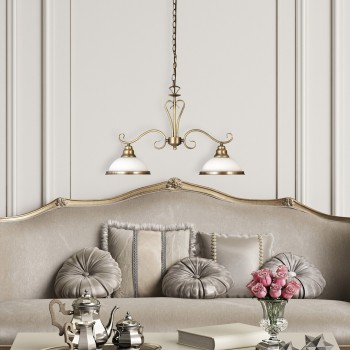 Candelabru Elisett bronz Rabalux 2757, 2xE27