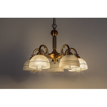 Candelabru Flossi bronz Rabalux 8815, 5xE27