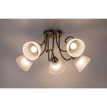 Plafoniera Palomina bronz Rabalux 71482, 5xE27