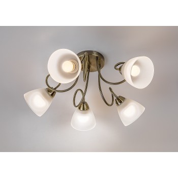 Plafoniera Palomina bronz Rabalux 71482, 5xE27