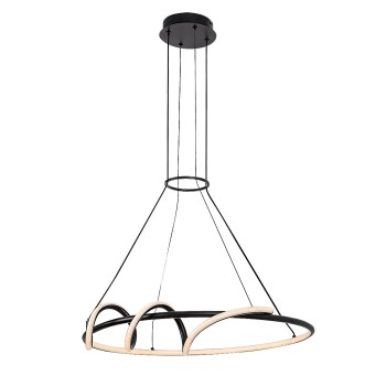 Lustra LED Menazi negru Rabalux 72022, 46W