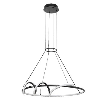 Lustra LED Menazi negru Rabalux 72022, 46W