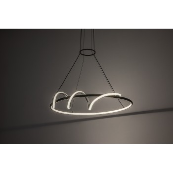 Lustra LED Menazi negru Rabalux 72022, 46W