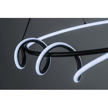 Lustra LED Menazi negru Rabalux 72022, 46W