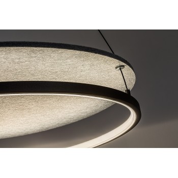 Lustra LED Farenzo negru Rabalux 72032, 40W
