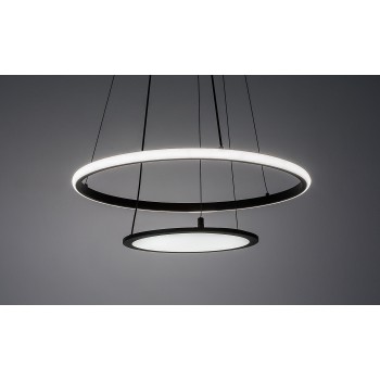 Lustra LED Jasero negru Rabalux 72040, 42W