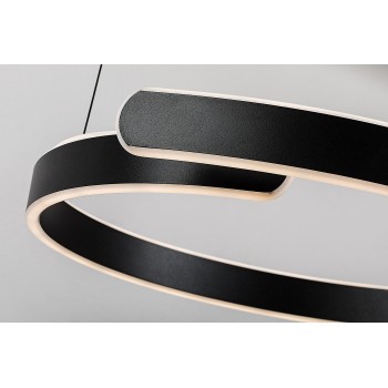 Lustra LED Silnora negru Rabalux 72114, 35W