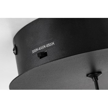 Lustra LED Silnora negru Rabalux 72114, 35W